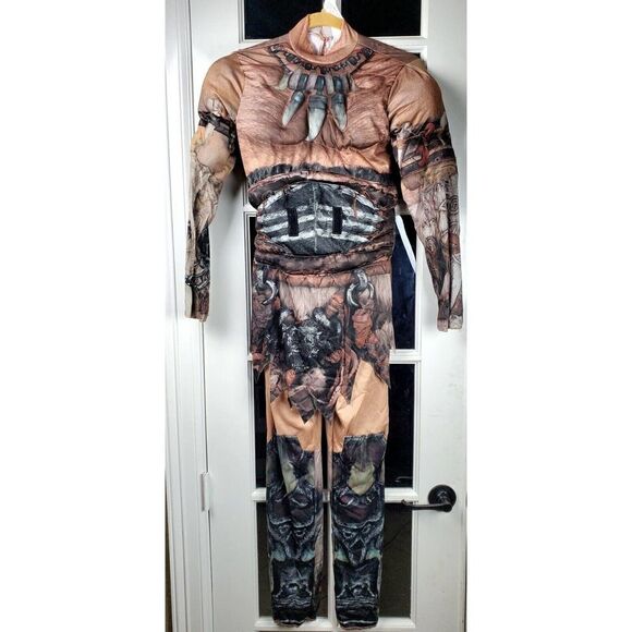 Warcraft Durotan Costume Size 10-12 Muscle Chest Halloween Dress Up Pretend Play - Picture 2 of 11